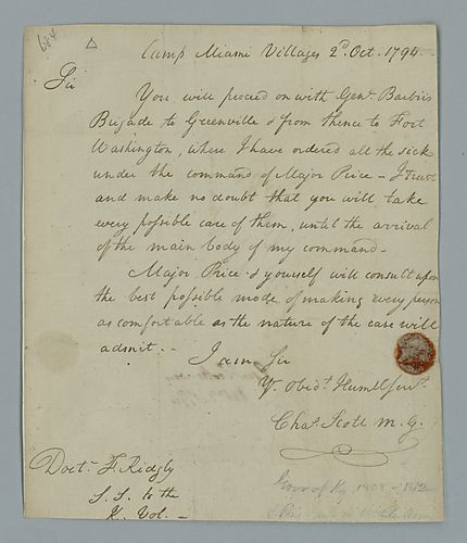 Charles Scott to Frederick Ridgeley