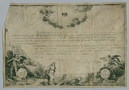 George Washington, Order of the Cincinnati