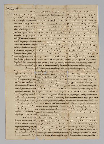 John Mercer to Governor Faquier