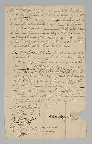 Adam Stephen’s debt to Van Swearingen
