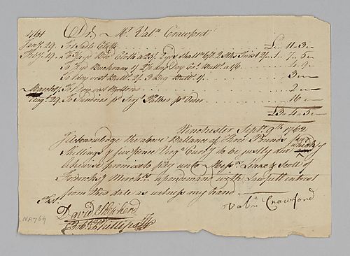 Valentine Crawford’s debt to David Shepherd