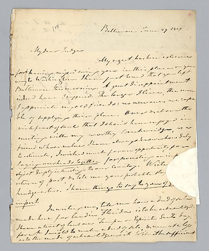 Richard R. Keen to H. M. Brackenridge (LB# 100)