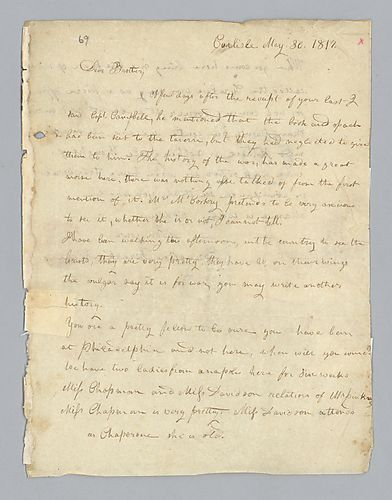 Cornelia Brackenridge to H. M. Brackenridge (LB # 69)