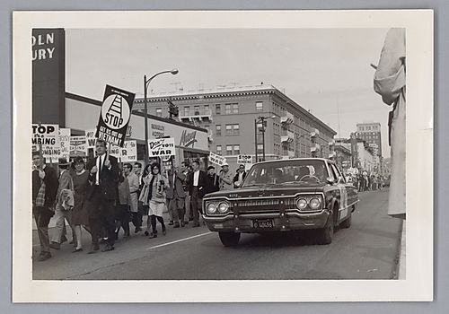 Anti-War Protest, Police Cruiser