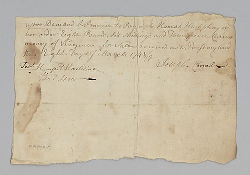 Joseph Carrell’s debt to Hanah Humphrey