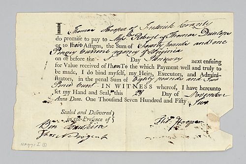 Thomas Hooper’s debt to Robert and Thomas [Duncors]