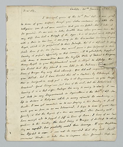 Charles Nisbet to Alexander Addison