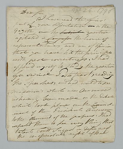Hugh Henry Brackenridge to Alexander Addison