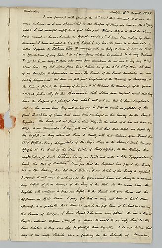 Charles Nisbet to Alexander Addison