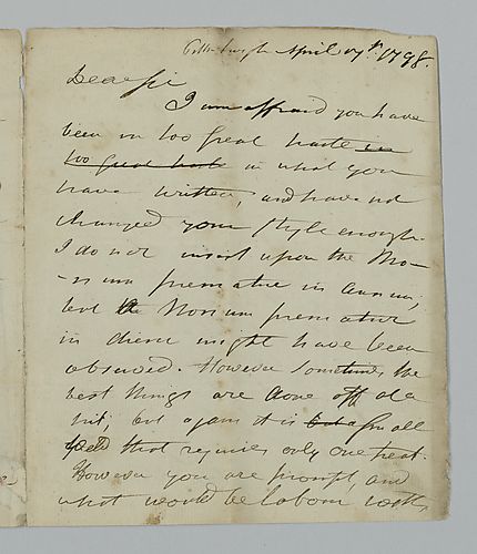 Hugh Henry Brackenridge to Alexander Addison