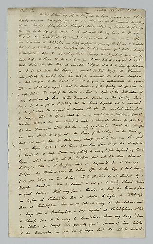 Charles Nisbet to Alexander Addison