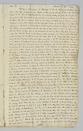 Charles Nisbet to Alexander Addison