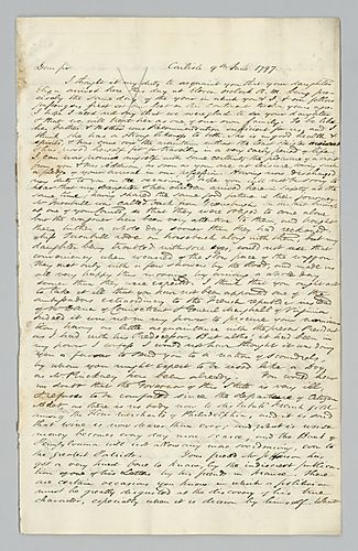 Charles Nisbet to Alexander Addison
