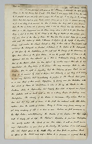 Charles Nisbet to Alexander Addison