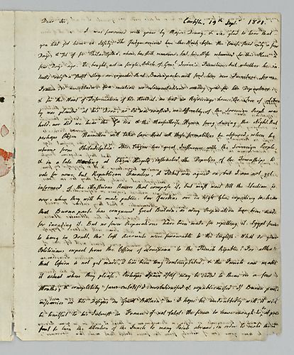 Charles Nisbet to Alexander Addison