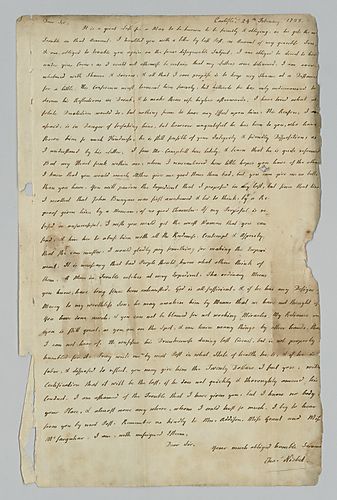 Charles Nisbet to Alexander Addison
