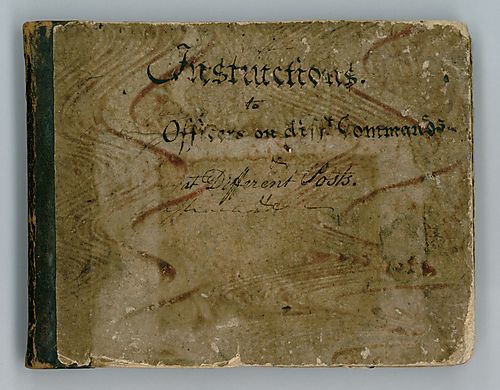 "Instructions to Officers on Different Commands and at Different Posts"