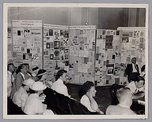Exhibit of Soviet Literature Shown Before the DIES Committee