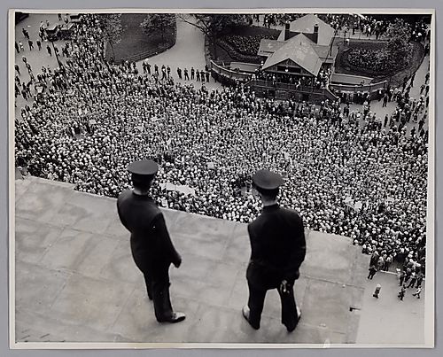 One of the Sacco-Vanzetti Demonstrations on "Red Thursday"