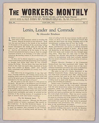The Workers Monthly