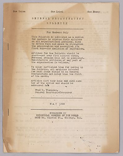 "General Organization Bulletin"