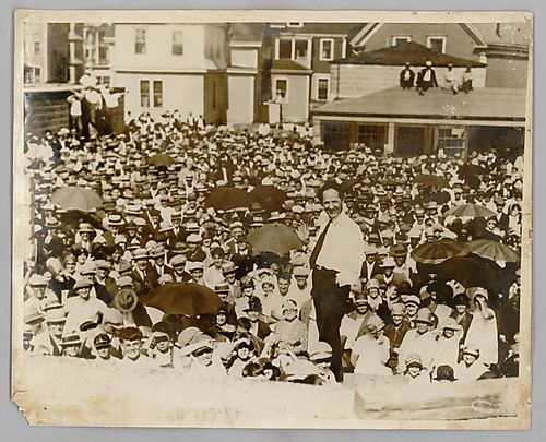 A scene at the New Bedford Strike