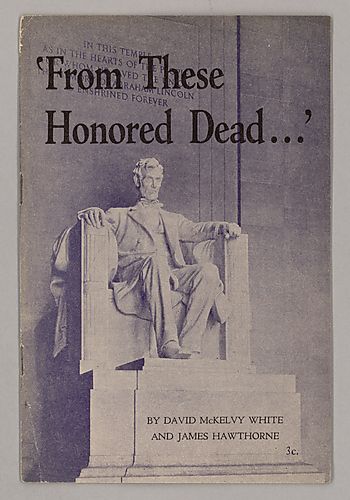 From These Honored Dead..., By David McKelvy White and James Hawthorne