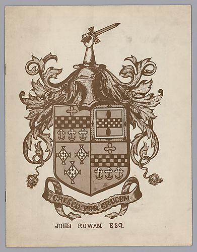 Published will of John Rowan, esq, (4 copies)