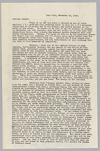 Letter from Lorena Callahan to Jessie (Morneweck)