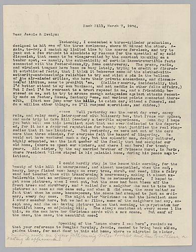 Letter from Lorena Callahan to Jessie and Evelyn Morneweck