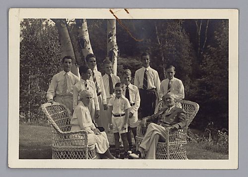 Mr. and Mrs. McIlvaine with grandsons