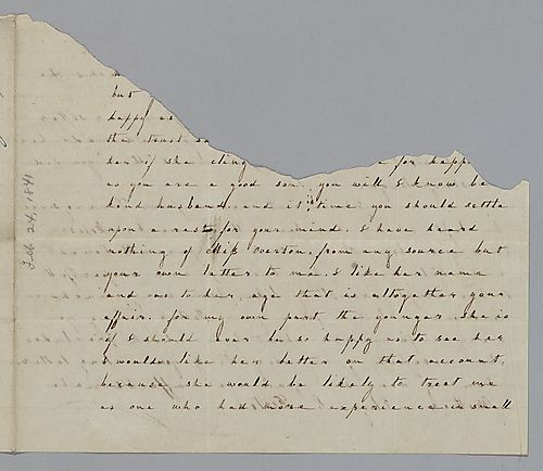 From Eliza C. Foster to William Foster, Jr.