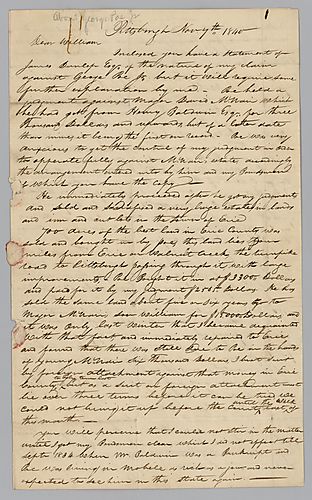 From William B. Foster, George Poe, and James Dunlop to William B. Foster, Jr.
