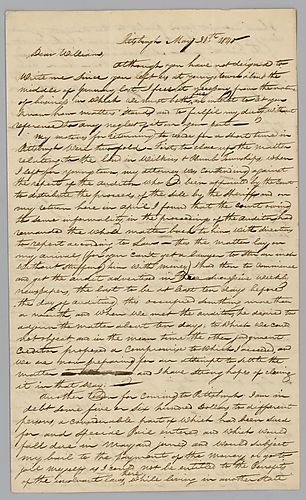 From William B. Foster to William Foster, Jr.