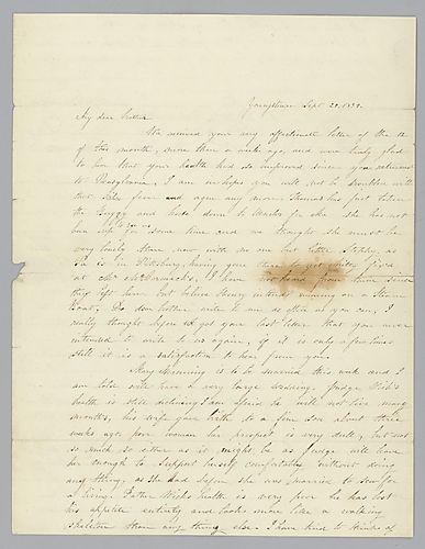 From Henrietta and Thomas Wick to William Foster, Jr.