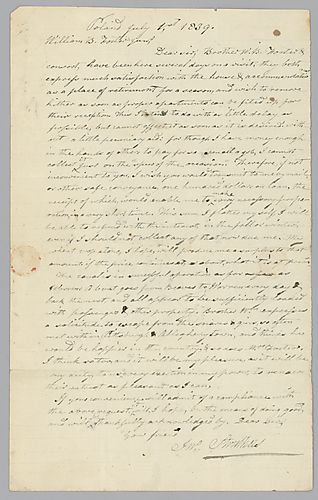 From John Struthers to William B. Foster, Jr.