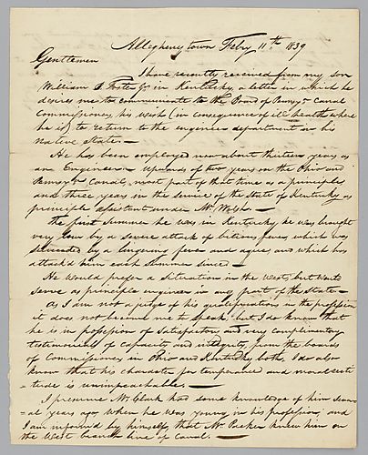 From William B. Foster to the Canal Commission