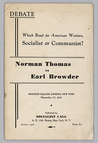 "Which Road for American Workers, Socialist or Communist?"