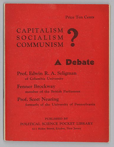 "Capitalism, Socialism, Communism?- A Debate"