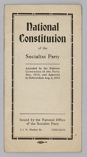 "National Constitution of the Socialist Party"