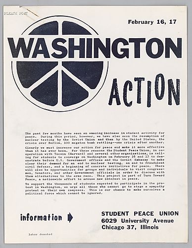 "Washington Action" Flyer