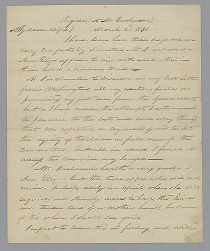 From William B. Foster to Eliza Foster