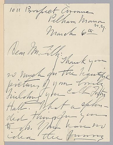 From Henrietta Crosman to Josiah Lilly