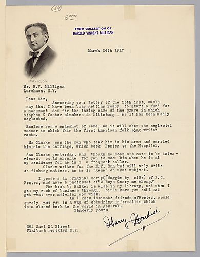 From Harry Houdini to Harold Vincent Milligan