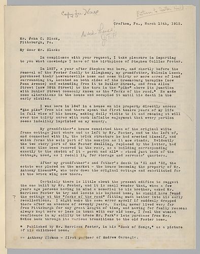 From Maria Leech Lynch to John C. Slack