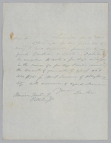 From Dan Rice to Morrison Foster