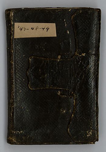 Morrison Foster's Ledger/diary