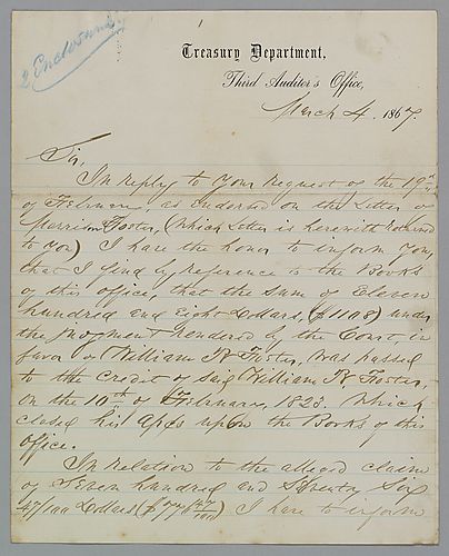 John Wilson to Morrison Foster