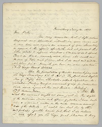 Letter from Richard Cowan to Morrison Foster