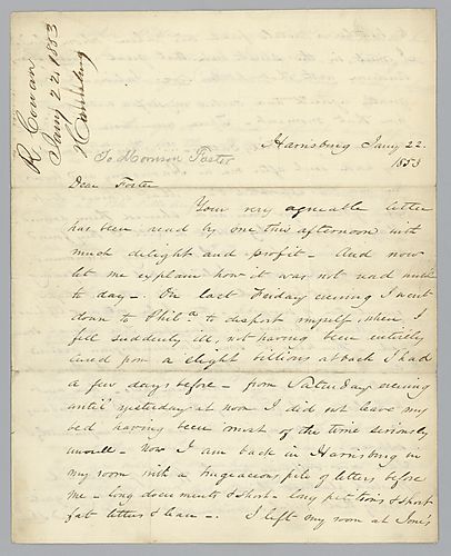 Letter from Richard Cowan to Morrison Foster